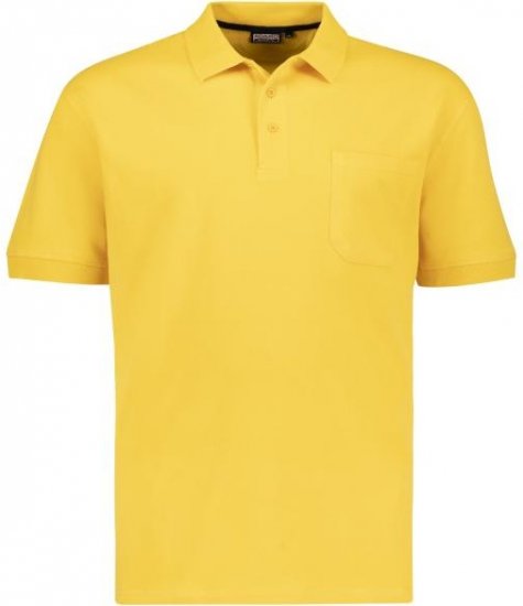 Adamo 139311 Poloshirt RF Yellow - Polo-shirts für herren - Polo-Shirts für Herren in großen Größen