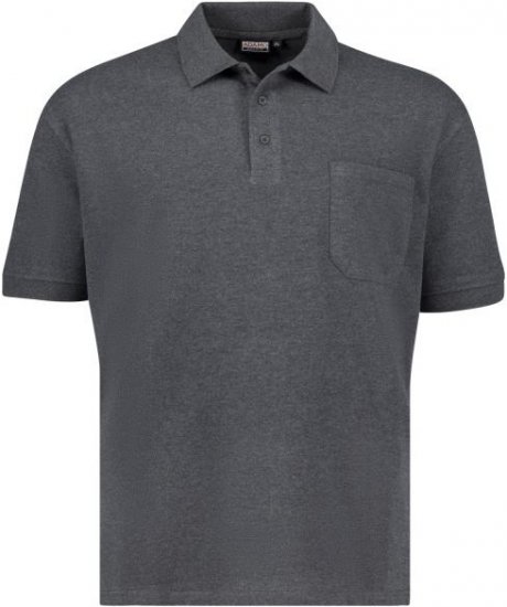 Adamo 139311 Poloshirt RF Heather Grey - Polo-shirts für herren - Polo-Shirts für Herren in großen Größen