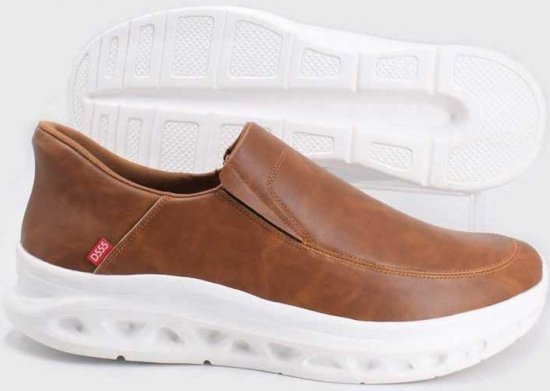 D555 Carlisle 1 D555 Kingsize Hands Free Shoes Dark Tan - Herrenschuhe 40-52 - 