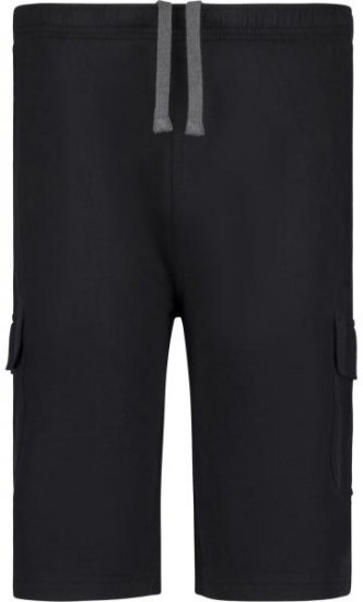 Adamo 159308 Cargo Shorts Black - Herrenshorts - Herrenshorts in großen Größen