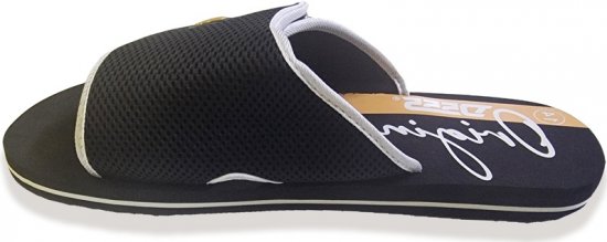 D555 DRAKE Slippers With Velcro Fastening Black - Herrenschuhe 40-52 - 