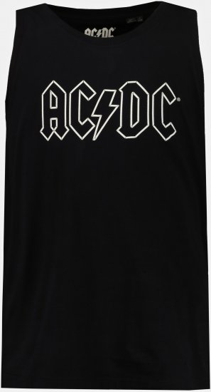 JP1880 AC/DC Graphic Comfort Fit Band Tank Top Black - Herren-T-Shirts - Herren-T-Shirts in großen Größen