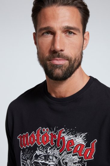 JP1880 Motörhead Graphic Band T-Shirt Black - Herren-T-Shirts - Herren-T-Shirts in großen Größen