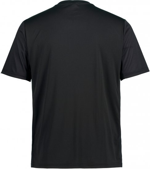JP1880 FLEXNAMIC® QuickDry Tennis T-Shirt Black - Sportbekleidung & outdoor - Sportbekleidung in große größen für herren