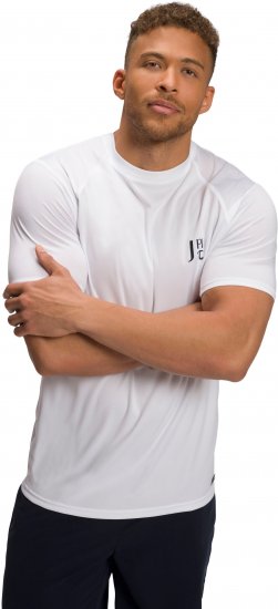 JP1880 QuickDry CoreFit Tennis T-Shirt White - Sportbekleidung & outdoor - Sportbekleidung in große größen für herren