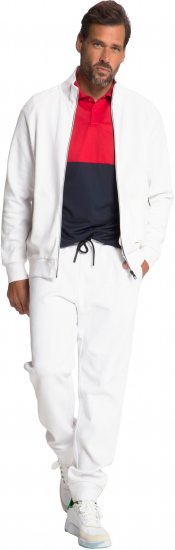 JP1880 Tennis Sweatshirt Snow White - Sportbekleidung & outdoor - Sportbekleidung in große größen für herren