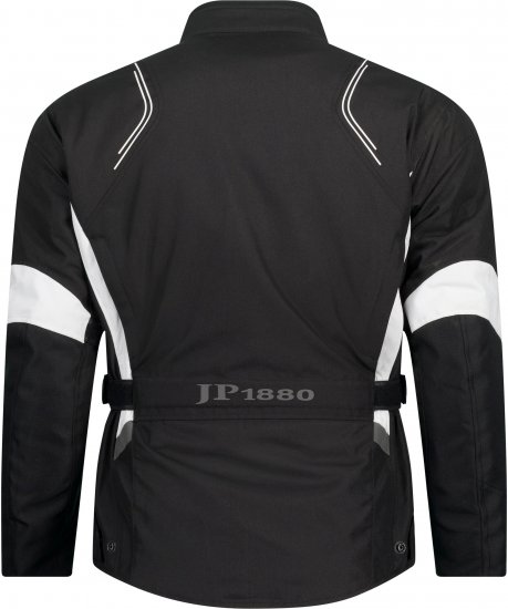 JP1880 Sporty Touring Motorcycle Jacket Black - Motorradbekleidung in übergrößen - Motorradbekleidung in großen Größen für Herren
