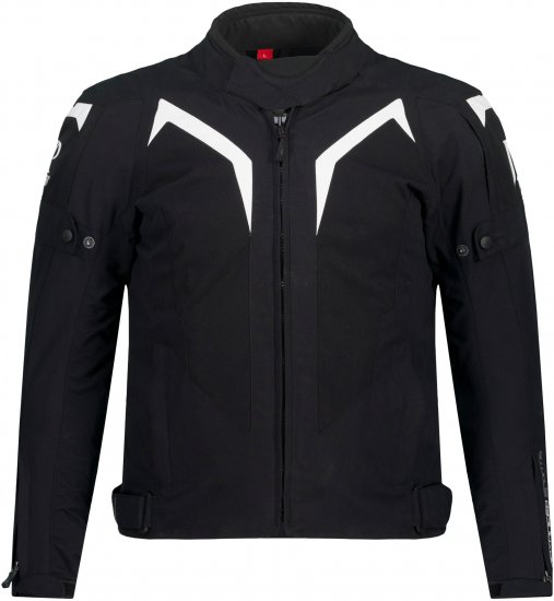 JP1880 3D Mesh Insert Motorcycle Jacket Black - Motorradbekleidung in übergrößen - Motorradbekleidung in großen Größen für Herren