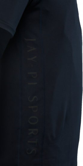 JP1880 QuickDry Side Prints Tennis T-Shirt Dark Navy - Sportbekleidung & outdoor - Sportbekleidung in große größen für herren