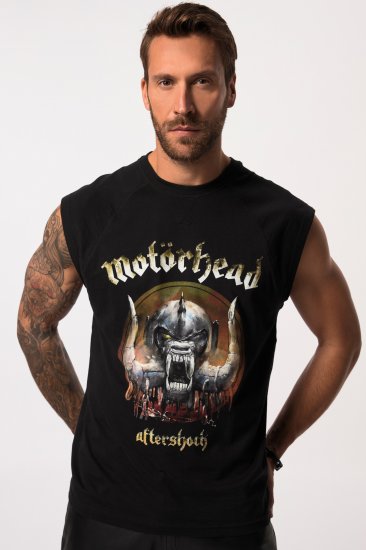 JP1880 Ozzy Motörhead Graphic Band T-Shirt Black - Herren-T-Shirts - Herren-T-Shirts in großen Größen