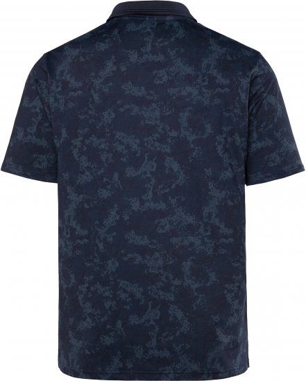 JP1880 Jay-Pi QuickDry AOP Golf Polo Shirt Navy Blue - Polo-shirts für herren - Polo-Shirts für Herren in großen Größen