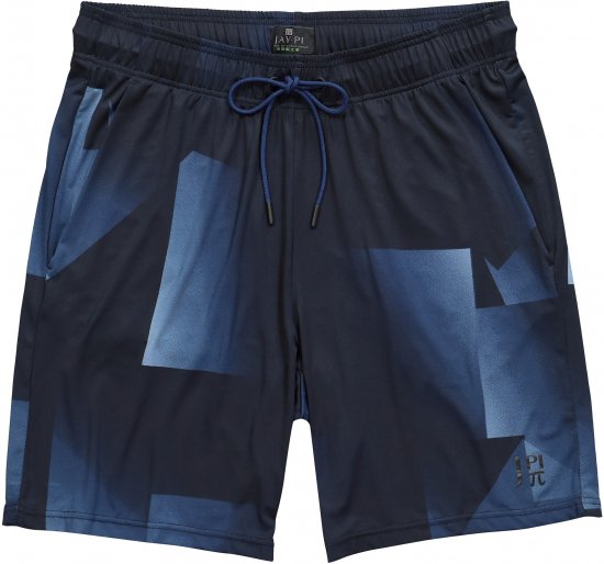 JP1880 FLEXNAMIC® GeoMotion Tennis Shorts Dark Blue - Sportbekleidung & outdoor - Sportbekleidung in große größen für herren