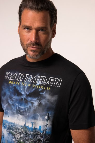 JP1880 Iron Maiden Brave New World T-Shirt Black - Herren-T-Shirts - Herren-T-Shirts in großen Größen