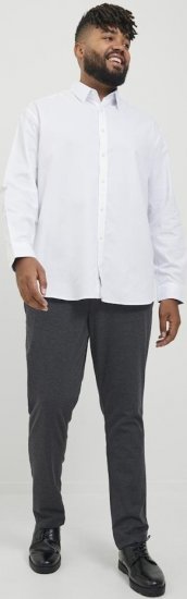 Jack & Jones Marco Cooper Chino Pants Dark Grey Melange - Herren-jeans & -hosen - Herren-Jeans & -Hosen in großen Größen