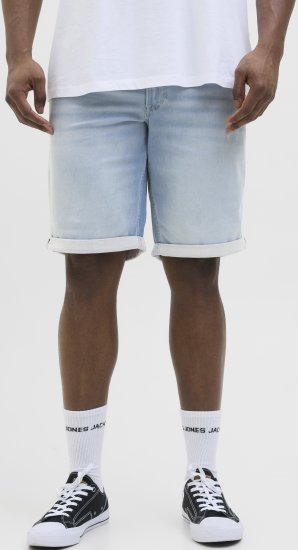 Jack & Jones Rick Icon I.K. Shorts Blue Denim - Herrenshorts - Herrenshorts in großen Größen