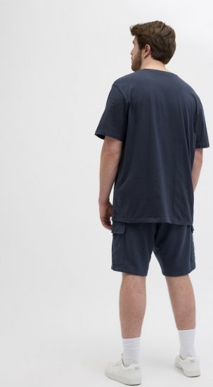 Jack & Jones Hudson Crew Neck T-Shirt Navy - Herren-T-Shirts - Herren-T-Shirts in großen Größen