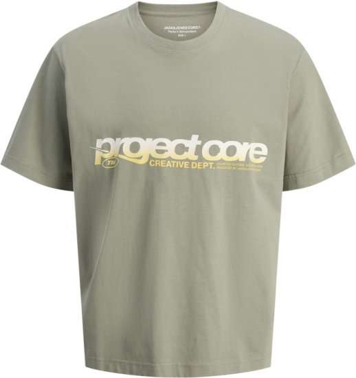 Jack & Jones Project Core Loose Fit Summer T-Shirt Light Grey - Herren-T-Shirts - Herren-T-Shirts in großen Größen