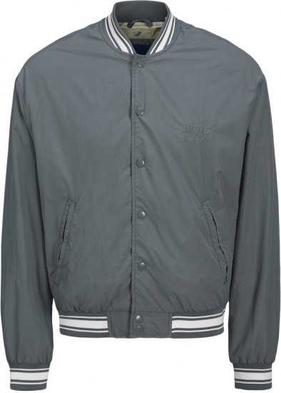 Jack & Jones Almeria Varsity Bomber Jacket Grey - Herren jacken - Herren Jacken in großen Größen