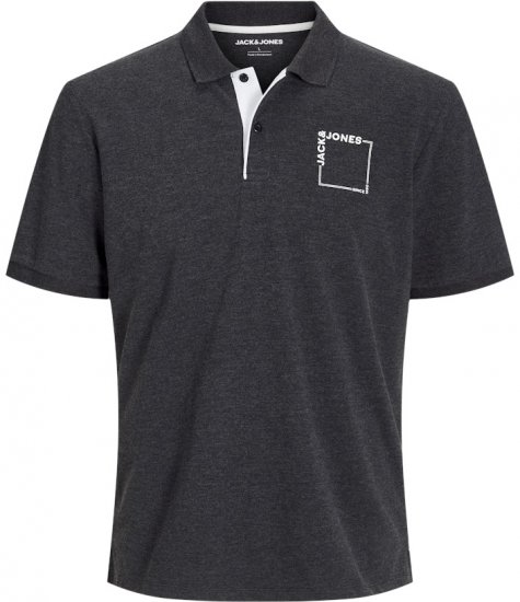 Jack & Jones Verner Short Sleeve Polo Black - Polo-Shirts für Herren in großen Größen - Polo-Shirts für Herren in großen Größen