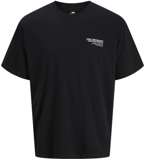 Jack & Jones Marina Crew Neck T-Shirt Black - Herren-T-Shirts - Herren-T-Shirts in großen Größen