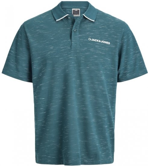 Jack & Jones Logan Polo Shirt Deep Teal - Polo-shirts für herren - Polo-Shirts für Herren in großen Größen