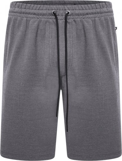 Kam Jeans 3317 Textured Interlock Shorts Charcoal - Jogginghosen für herren - Jogginghosen für Herren in großen Größen