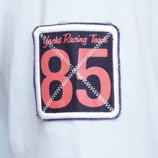 Kam Jeans 5512 1985 Racing Team Polo Blue - Polo-shirts für herren - Polo-Shirts für Herren in großen Größen