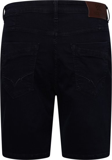 Kam Jeans Pepe Knitted Denim Shorts Blue-Black - Herrenshorts - Herrenshorts in großen Größen