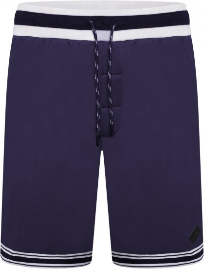 Kam Jeans TS005 Retro Tracky Set (Shorts/Sleeveless Hoodie) Navy - Trainingsanzüge - Trainingsanzüge/Jogginganzüge herren große größen