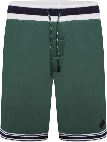 Kam Jeans TS005 Retro Tracky Set (Shorts/Sleeveless Hoodie) Racing Green - Herrenkleidung - Herrenkleidung in großen Größen