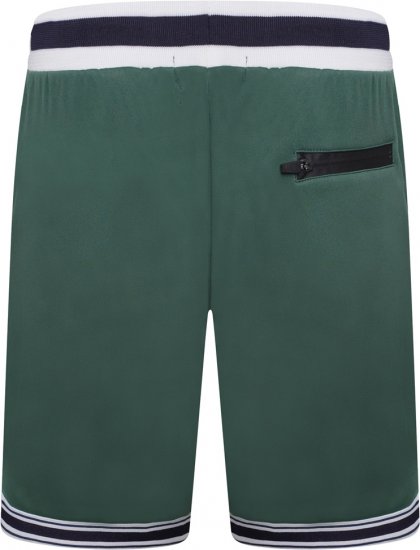 Kam Jeans TS005 Retro Tracky Set (Shorts/Sleeveless Hoodie) Racing Green - Herrenkleidung - Herrenkleidung in großen Größen