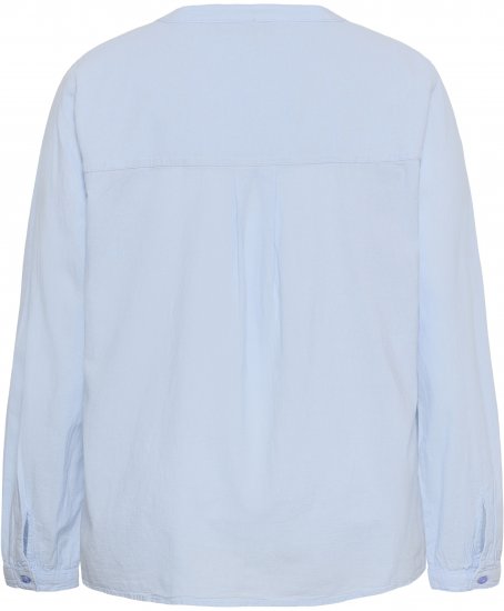 Kaffe Curve Nana Langarmhemd Blau - Blusen & Tuniken - 