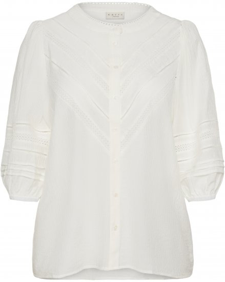 Kaffe Curve Liwa Shirt Chalk - Hemdblusen - 