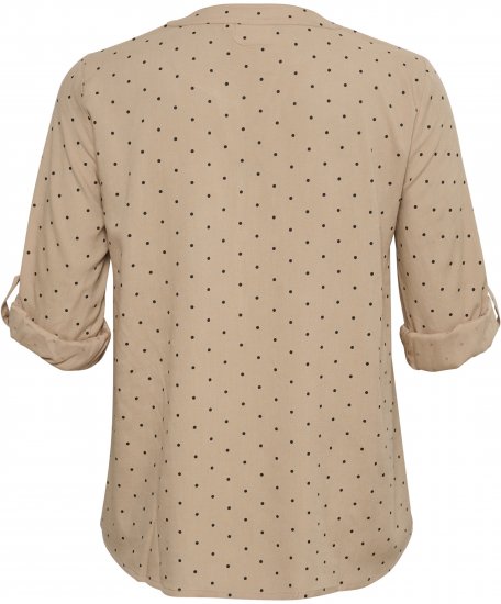 Kaffe Curve Joy Bluse Nomad/Schwarz Gepunktet - Blusen & Tuniken - 