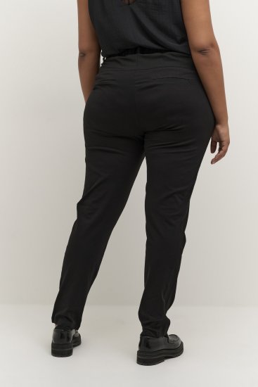 Kaffe Curve Jia Hose Tiefschwarz - Jeans & Hosen in Großen Größen – Plus Size - 