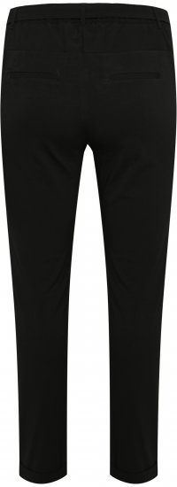 Kaffe Curve Jia Hose mit Gürtel Tiefschwarz - Jeans & Hosen in Großen Größen – Plus Size - 