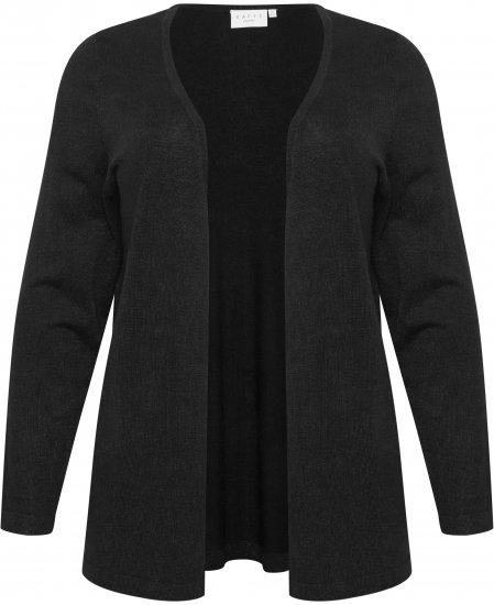 Kaffe Curve Farsia Strickjacke Tiefschwarz - Hoodies & Sweatshirts - 
