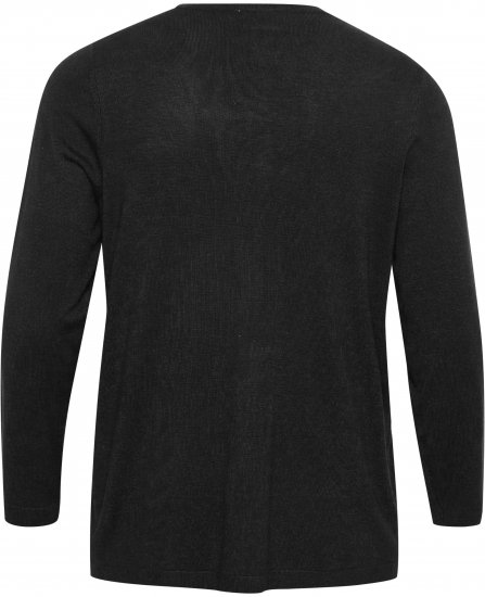 Kaffe Curve Farsia Strickjacke Tiefschwarz - Hoodies & Sweatshirts - 