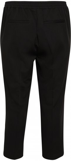 Kaffe Curve Sakira Cropped-Hose Tiefschwarz - Jeans & Hosen in Großen Größen – Plus Size - 