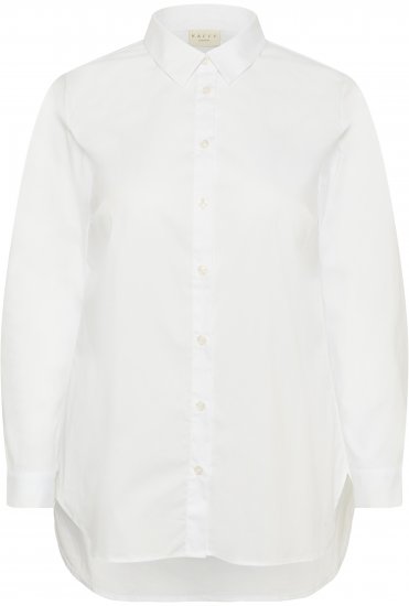 Kaffe Curve Laina Shirt Optical White - Hemdblusen - 