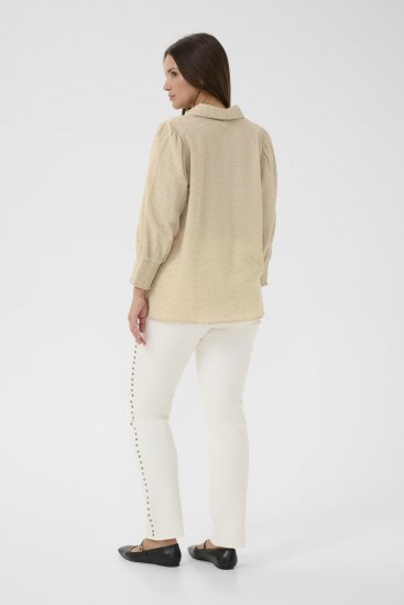 Kaffe Curve Penelopia Shirt Feather Grey - Hemdblusen - 