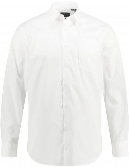 JP1880 Shirt Business Modern Fit White TALL - HERRENBEKLEIDUNG MT-6XLT - Langgrößen für Herren