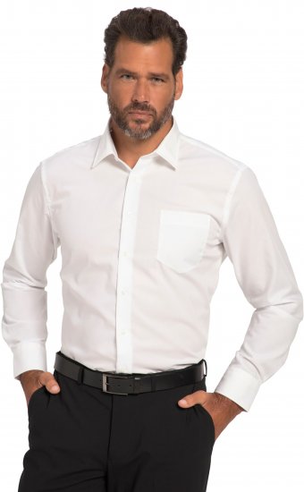 JP1880 Shirt Business Modern Fit White TALL - HERRENBEKLEIDUNG MT-6XLT - Langgrößen für Herren