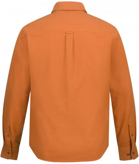 JP1880 Shirt Flannel Long Sleeve Orange TALL - HERRENBEKLEIDUNG MT-6XLT - Langgrößen für Herren