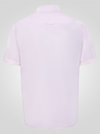 D555 James Kurzarm Oxford-Hemd TALL Pink - TALL hemden - 