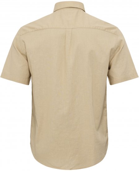 North Latitude 51106 Short Sleeve Shirt Sand - Kurzarmhemden - Herren Kurzarmhemden Große Größen