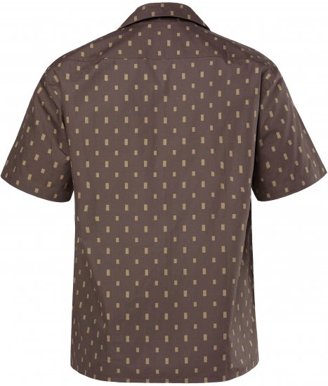 JP1880 Boxy Cuba Short Sleeve Shirt Brown - Herrenhemden - Herrenhemden in großen Größen