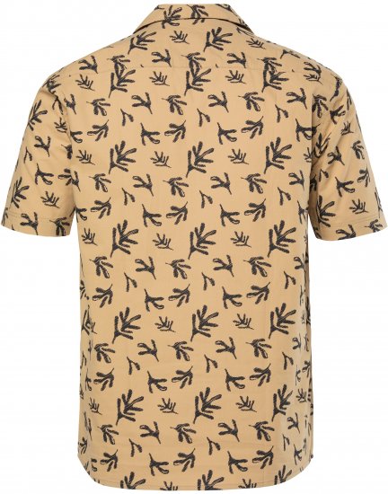 JP1880 Boxy Cuba Short Sleeve Shirt Camel - Herrenhemden - Herrenhemden in großen Größen