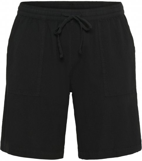 Kaffe Curve Nana Liah Shorts Schwarz - Jeans & Hosen in Großen Größen – Plus Size - 