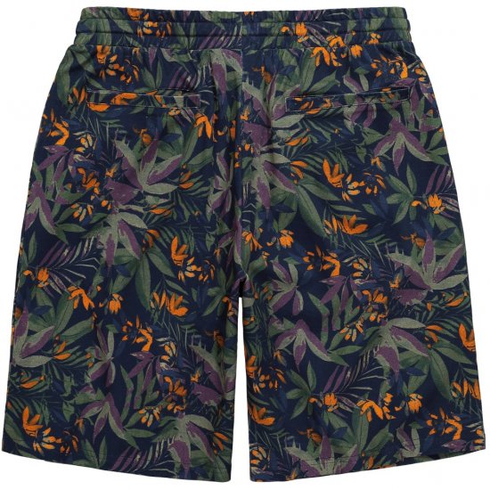 JP1880 Bermuda Shorts Floral All-over Print Navy - Herrenshorts - Herrenshorts in großen Größen